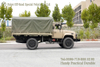 Dongfeng ส่งออกรถบรรทุกออฟโรด 4WD_ รถบรรทุกขนส่งออฟโรดพร้อมเสาหลังคา