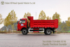 4×2 Dongfeng Flathead Cab Dump Truck_red รถบรรทุกออฟโรดเปิดประทุน