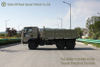 รถบรรทุกออฟโรดหัวแบน Dongfeng สีเทา _ ยานพาหนะขนส่งทางถนน Dongfeng 6 * 6