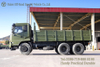 6×4 Green Flathead หนึ่งแถวครึ่ง Cab Cargo Truck_รถบรรทุกสินค้าแบบ Low-bay แบบเปิดประทุนได้