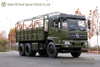รถบรรทุกขนาดกลาง งานขนส่ง รถบรรทุกออฟโรดพร้อมเสาบรรทุกสินค้ากึ่งแค็บ 6×4