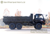 Dongfeng สีดำ 6 × 6 Flathead หนึ่งและครึ่งแถว Cab Cargo Truck_Convertible Cargo Trucks