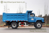 4×4 Dongfeng Longhead Dump Truck_blue รถบรรทุกออฟโรดเปิดประทุน