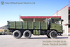 6×4 Green Flathead หนึ่งแถวครึ่ง Cab Cargo Truck_รถบรรทุกสินค้าแบบ Low-bay แบบเปิดประทุนได้