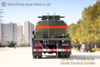 รถบรรทุกน้ำ 6 × 4 รถบรรทุกออฟโรดด้านหลังแปดยาง _ รถบรรทุก Flat Cab หกล้อ Dongfeng