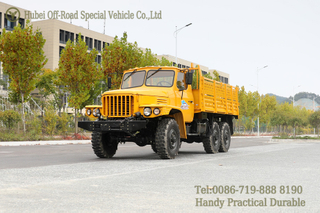 EQ2082 6WD รถออฟโรดปลายแหลม_รถบรรทุกสีเหลืองรุ่นส่งออก