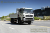 Dongfeng Three Bridge Back Eight White Dump Truck_ พิเศษสำหรับการส่งออก