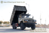 Dongfeng 6WD Off-road Tip Tipper Dump Truck_Classic 2082 รถดัมพ์สีเทาอูฐ