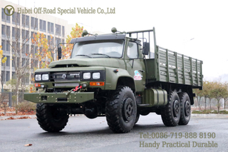 Dongfeng รถหกล้อขับเคลื่อนขนาดกลางบรรทุกสินค้าออฟโรด_Tip Top Single Cab Cargo Truck สำหรับขาย