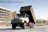 Dongfeng 6WD Off-road Tip Tipper Dump Truck_Classic 2082 รถดัมพ์สีเทาอูฐ