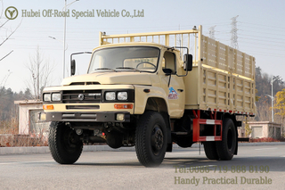 Dongfeng EQ1093 4WD Cargo Truck_4×4 High Cargo Box ชี้รถบรรทุกสินค้า