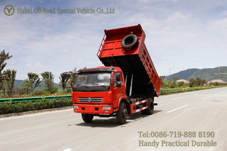 รถขับเคลื่อนสี่ล้อ Red Dump Truck Offer_4×4 Dump Truck ปรับแต่งได้