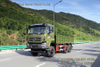 Dongfeng Six Drive รถบรรทุกออฟโรดหนัก Offer_army สีเขียว 6 × 6 รถบรรทุกออฟโรดดัดแปลง