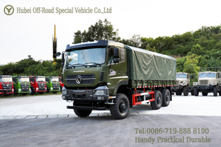Dongfeng Six Drive รถบรรทุกออฟโรดหนัก _6 * 6 ข้อเสนอรถบรรทุกสีเขียวของกองทัพบก