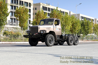 Dongfeng EQ2082 6WD ชี้ Off-road CHASSIS_champagne สีรถบรรทุกแชสซี Export Edition