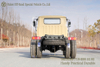 EQ1093 แชสซีรถบรรทุกสีเทาอูฐ_แชสซี 4WD แบบเปิดประทุนพร้อมยางคู่หลัง