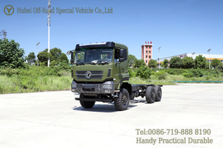 Dongfeng Six Drive ข้อเสนอแชสซีรถบรรทุกออฟโรดหัวแบน