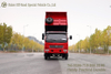 รถบรรทุกออฟโรดเปิดประทุนสีแดง Dump Truck_4×2 Dongfeng Flathead Cab Dump Truck