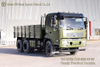 6×4 Green Flathead หนึ่งแถวครึ่ง Cab Cargo Truck_รถบรรทุกสินค้าแบบ Low-bay แบบเปิดประทุนได้