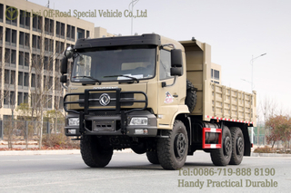 ขายรถบรรทุกออฟโรด Camel Grey 6WD สำหรับขาย_รถดัมพ์สำหรับไซต์ก่อสร้าง
