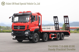 Dongfeng 8×4 Tianlong รถขุดพื้นเรียบ_Dongfeng 8×4 รถเพื่อการพาณิชย์