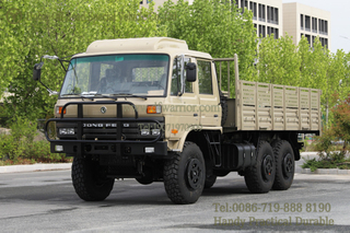 Dongfeng EQ2102N Double -Row CAB Truck_Six -Wheel -Wheel Drive รถบรรทุกออฟโร้ดพร้อมเครื่องปรับอากาศเหนือศีรษะ