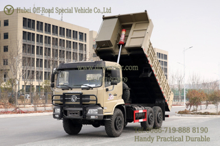 6x6 Off-Road Front Front Cab Dump Dump-bed Truck_six-wheel-wheel-wheel Drive รุ่นส่งออกรถบรรทุก DUTY DUM