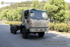 Dongfeng 6 * 6 แชสซีรถบรรทุกออฟโรดหัวแบน
