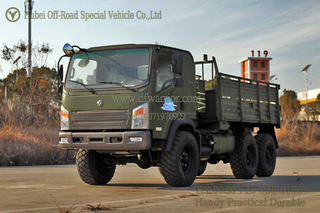 Dongfeng Flathead 6WD รถบรรทุกขนส่งสินค้าออฟโรด _Dongfeng EQ2082 รถบรรทุกภูเขาขับเคลื่อนสี่ล้อเพื่อการส่งออก