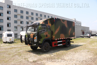 รถขับเคลื่อนสี่ล้อหัวแบน D912 รถออฟโรด_Dongfeng D912 รถตู้หัวแบน รถออฟโรด_รถบรรทุกตู้เย็น การขนส่งสินค้าอันตราย การปรับเปลี่ยน