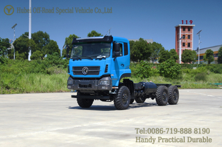 Dongfeng 6 Drive แชสซีรถบรรทุกหนักออฟโรดปรับแต่งได้