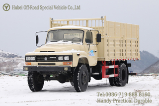 EQ1093 4WD Off-road Cargo Truck Snow Scene_Classic Tip Cab Cargo Truck ยกช่องสินค้าเพื่อการส่งออก