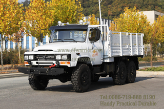 Dongfeng 6wd EQ2082 TIP CAB TRUCKS_6 × 6 รถบรรทุกบรรทุกสินค้าออฟโรดสำหรับออกเท่านั้น