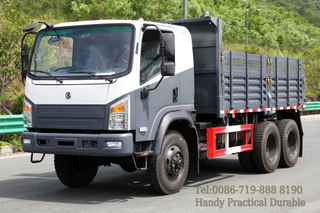Dongfeng หกขับรถบรรทุกออฟโรด _6 * 6 รถบรรทุกออฟโรดหัวแบน _