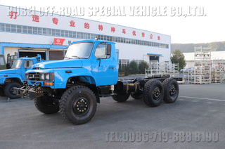 ขับเคลื่อนหกล้อหัวยาว EQ2100 แชสซีออฟโรด_ตงเฟิง 140 แชสซีรถบรรทุกออฟโรด_6×6 รถบรรทุกกองทหาร การดัดแปลงแชสซีรถบรรทุก