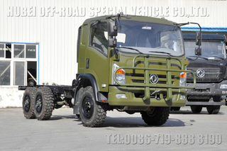 ขับเคลื่อนหกล้อแถวหัวแบนกึ่งใหม่ 2082 แชสซีออฟโรด _6 × 6 Dongfeng D912 แชสซีรถบรรทุกออฟโรด