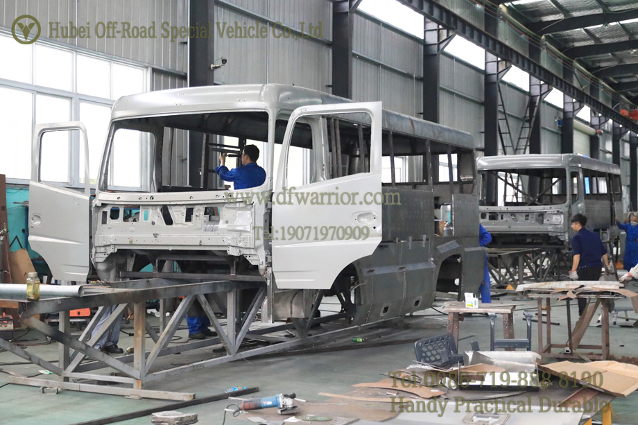กระบวนการอาคาร Shell 4WD Bus Cab
