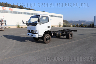 ขับเคลื่อนสี่ล้อ Dongfeng แถวเดียว off -road chassis_ ขับเคลื่อนสี่ล้อ Dongfeng ดัดแปลงแชสซีรถบรรทุกเบา