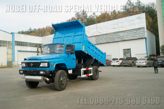 รถดั๊มพ์ EQ1093 แบบชี้ขับเคลื่อนสี่ล้อ_ตงเฟิง 140 รถดั๊มพ์นอกถนน_4×4 ยานพาหนะอุตสาหกรรมและเหมืองแร่พิเศษ 170 แรงม้า