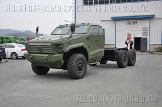 ไดรฟ์หกล้อ Dongfeng แชสซีรถหุ้มเกราะยาว version_EQ5096MCTSS class II chassis_troop รถสายตรวจบุคลากร carrier mobile turret chassis การปรับเปลี่ยน