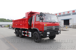รถขับเคลื่อนสี่ล้อหมวด 153 รถดั๊มพ์ออฟโรด _ 6X4DongfengRed Cyclone_DongfengDump Off-Road Truck