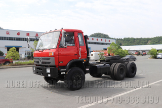 รถขับเคลื่อนสี่ล้อหมวด 153 แชสซีรถบรรทุกออฟโรด _ 6X4DongfengRed Cyclone_DongfengDump แชสซีรถบรรทุกออฟโรด