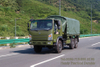 Dongfeng Bobcat รถบรรทุกออฟโรดหัวแบน _Dongfeng 6 * 6 รถขนส่งทางถนน