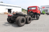 แชสซีรถดั๊มพ์ออฟโรดกึ่งขับเคลื่อนสี่ล้อ_6X4 Dongfeng ลมกรดสีแดง_Dongfeng แชสซีรถบรรทุกออฟโรด