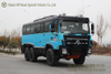Dongfeng AWD รถบัส 25 ที่นั่ง_รถบัสภูเขา Dongfeng 6x6_รถบัสออฟโรดในพื้นที่เหมืองแร่