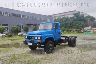 Dongfeng 4×2 หัวรถบรรทุกหัวยาว chassis_3092 โครงรถบรรทุกสำหรับ export_dump truck chassis modified