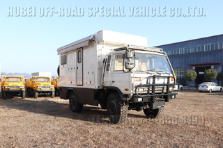 ขับเคลื่อนสี่ล้อOff-road RV_DongfengEQ2070 modified RV_All-wheel drive integrated bicycle RV