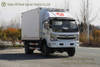 รถบรรทุกตู้เย็นแบบขับเคลื่อนสี่ล้อรถตู้เย็น _dongfeng ห้องโดยสารแถวเดียวพร้อม deflector 15 ตารางตู้เย็น
