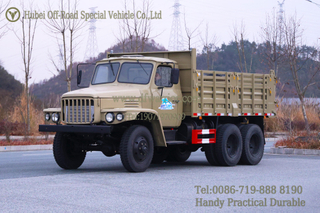 EQ2082 Dongfeng 6WD Tip Cab Dump Truck_6×6 Off-road ติดตั้งด้านหลังรถบรรทุกแปดล้อสำหรับทางออกเท่านั้น