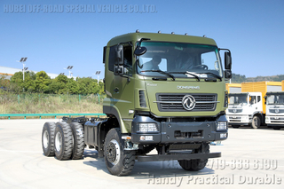 Dongfeng 6 × 4 รถบรรทุกแชสซี _Fromer Chassis_6 × 4 ประเภทการส่งออกรถดั๊มป์